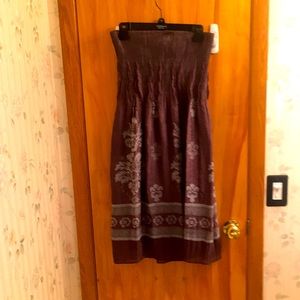 Lapis Strapless Dress